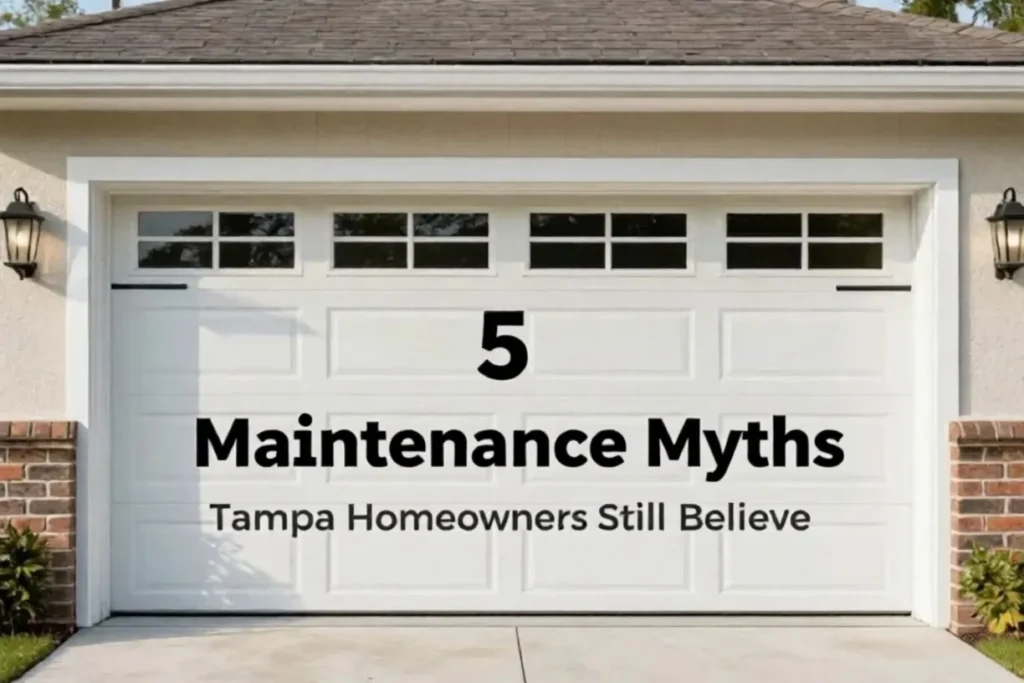 5 Garage Door Maintenance Myths Tampa Homeowners Still Believe